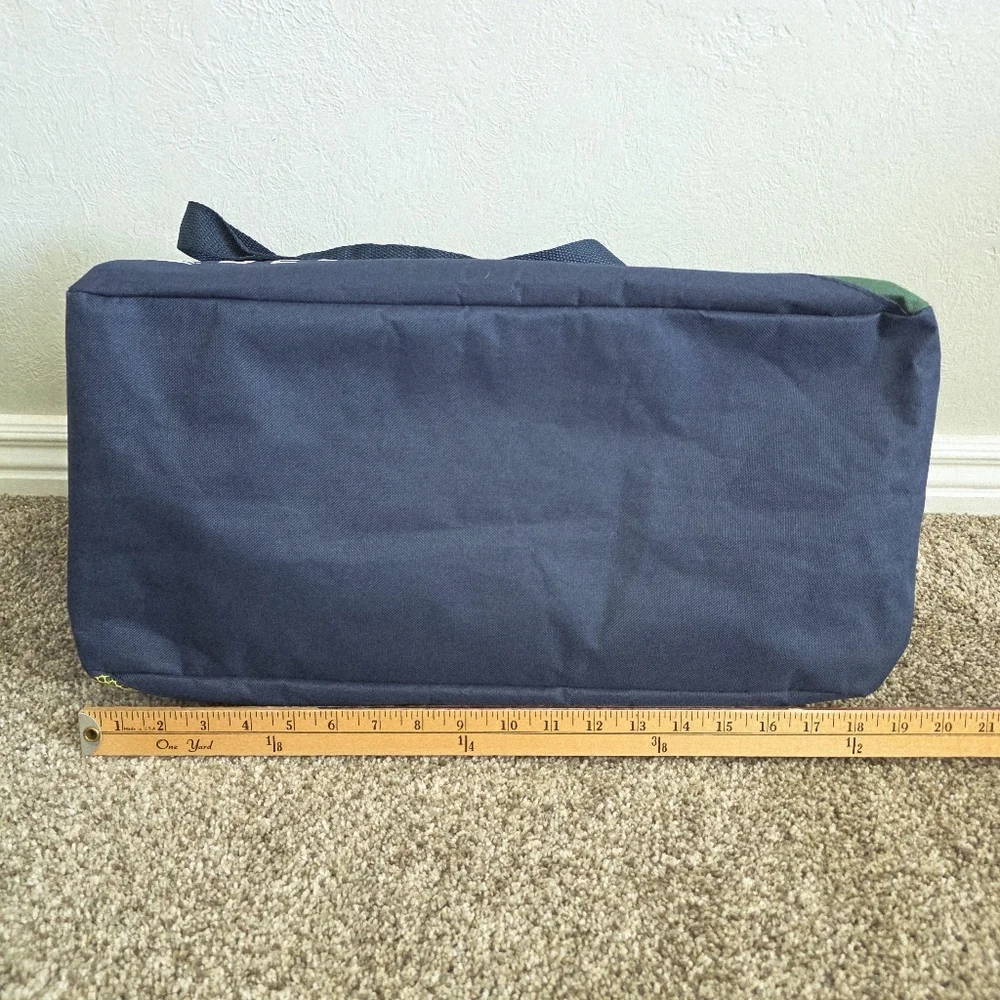 Utah Jazz Retro Promo Duffle Bag Basketball Gym Bag Navy Blue Green Yellow